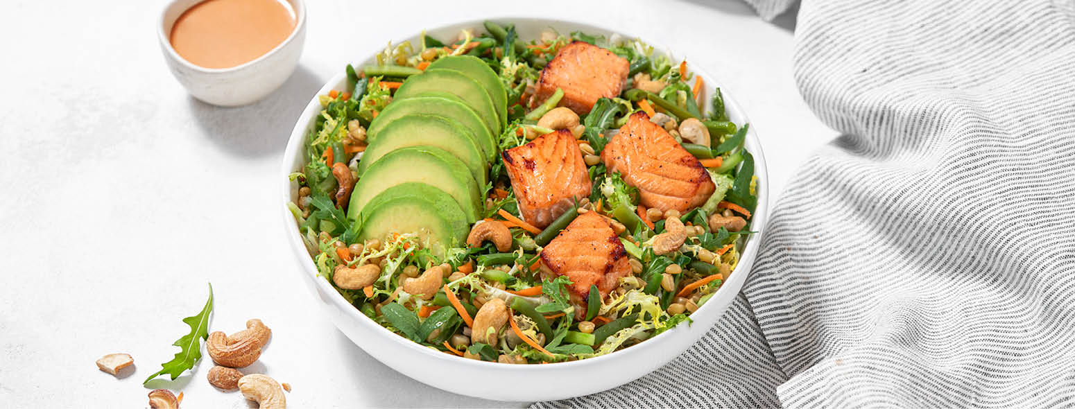 Grilled Salmon Avocado